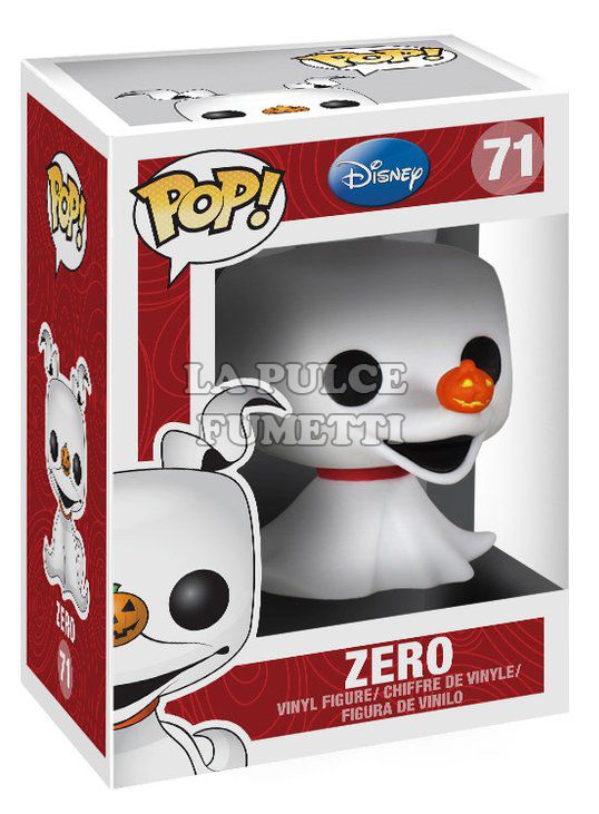 NIGHTMARE BEFORE CHRISTMAS: ZERO - VINYL FIGURE #   71 - POP FUNKO 